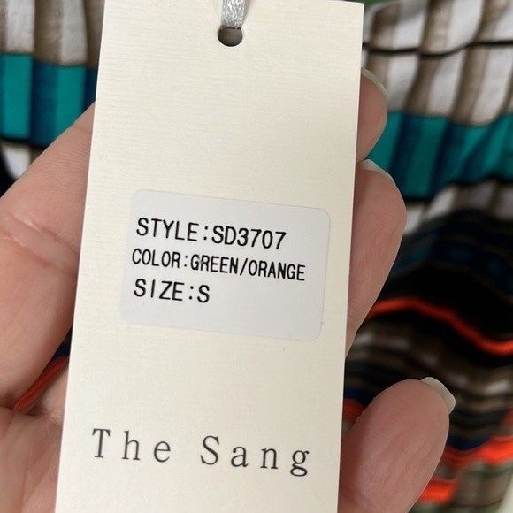 THE SANG MultiColor Brallete Style Tube Top With Pull String Front Bodycon Dress - Picture 12 of 12